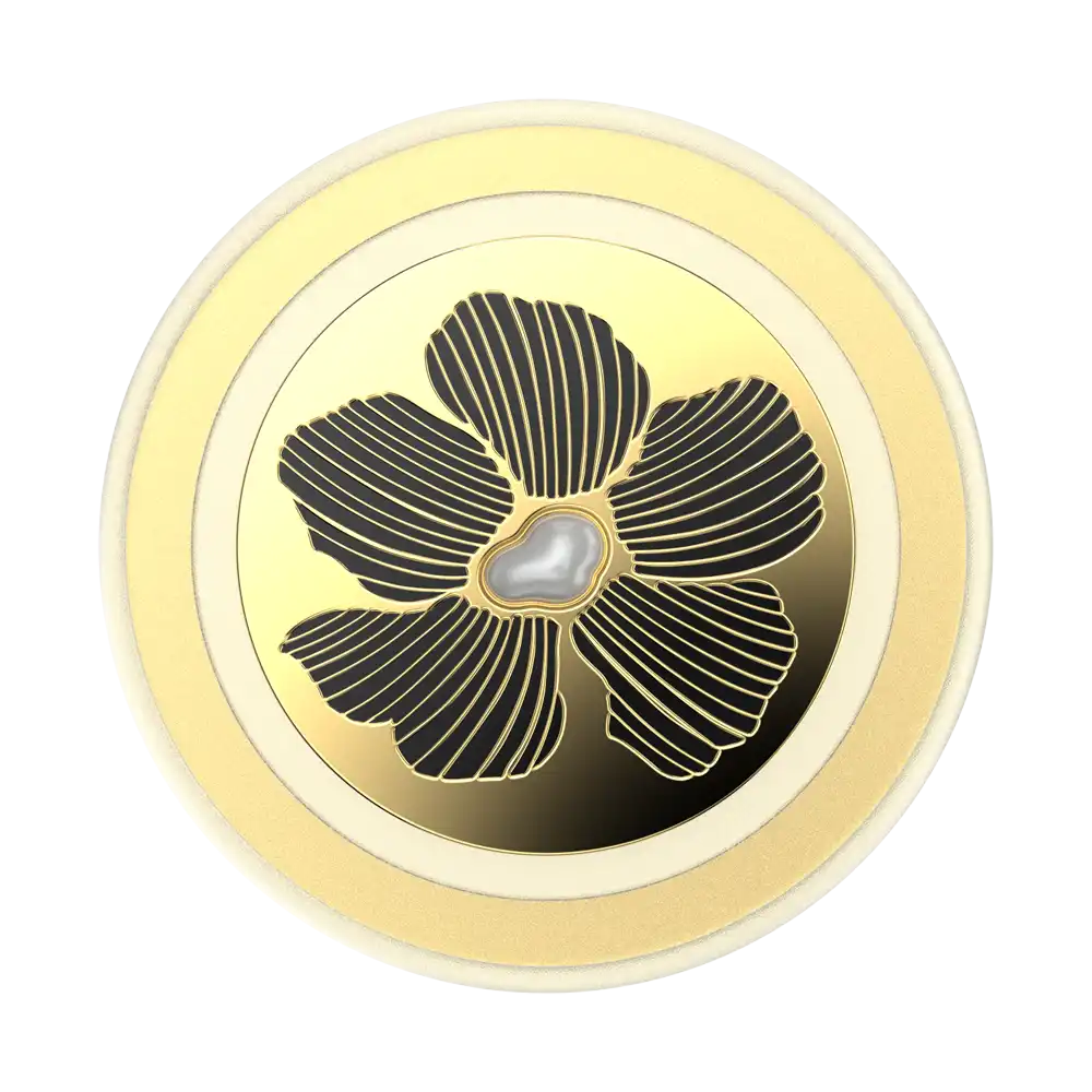 Enamel Floral Relief — MagSafe PopGrip