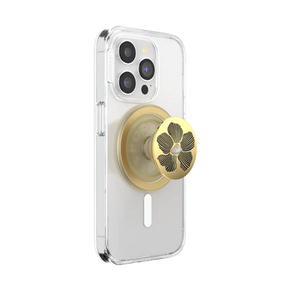 Enamel Floral Relief — MagSafe PopGrip