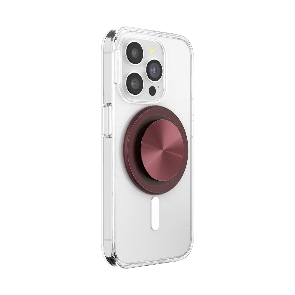 Aluminum Radial Oxblood — MagSafe PopGrip