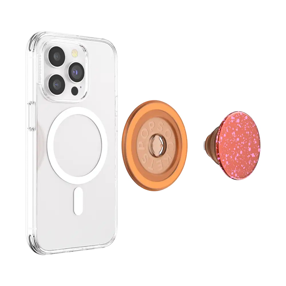 Aluminum Clay Speckle — MagSafe PopGrip