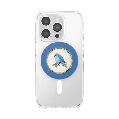Enamel Blue Bird — MagSafe PopGrip
