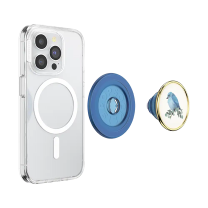 Enamel Blue Bird — MagSafe PopGrip