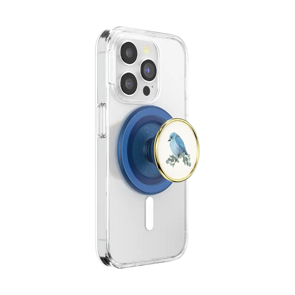 Enamel Blue Bird — MagSafe PopGrip