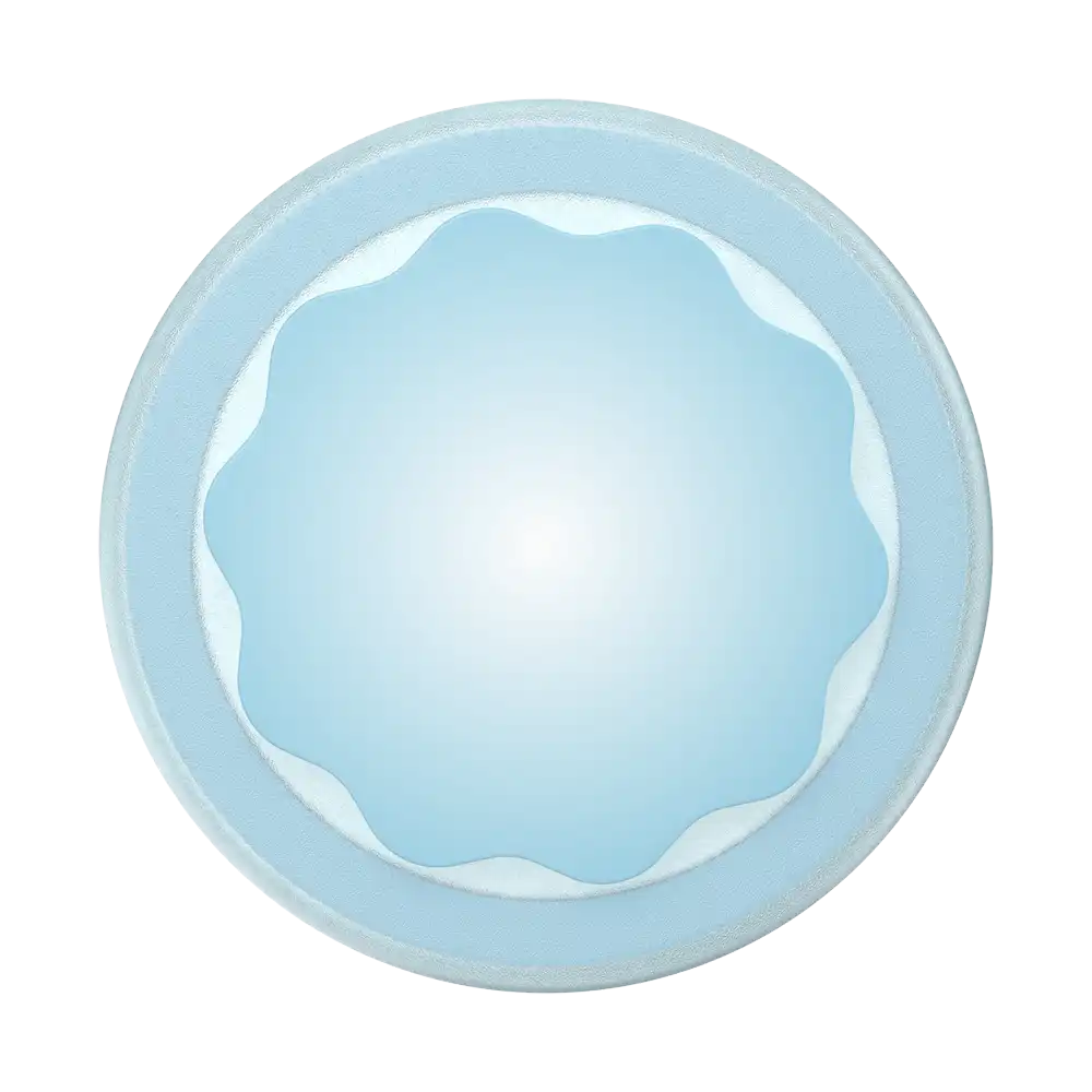 Molded Flower Blue Sigh — MagSafe PopGrip