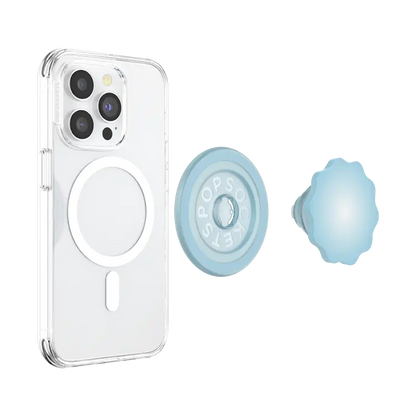 Molded Flower Blue Sigh — MagSafe PopGrip