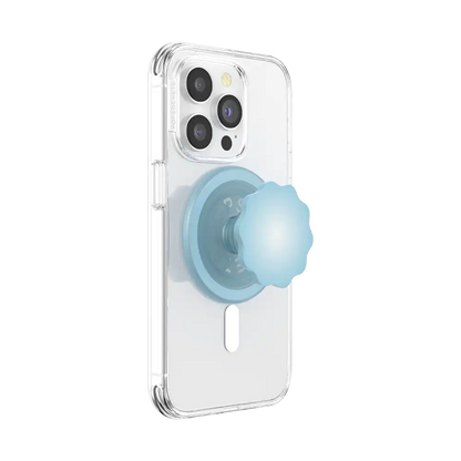 Molded Flower Blue Sigh — MagSafe PopGrip