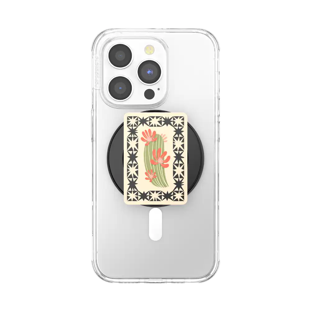 Card Desert Bloom — MagSafe PopGrip