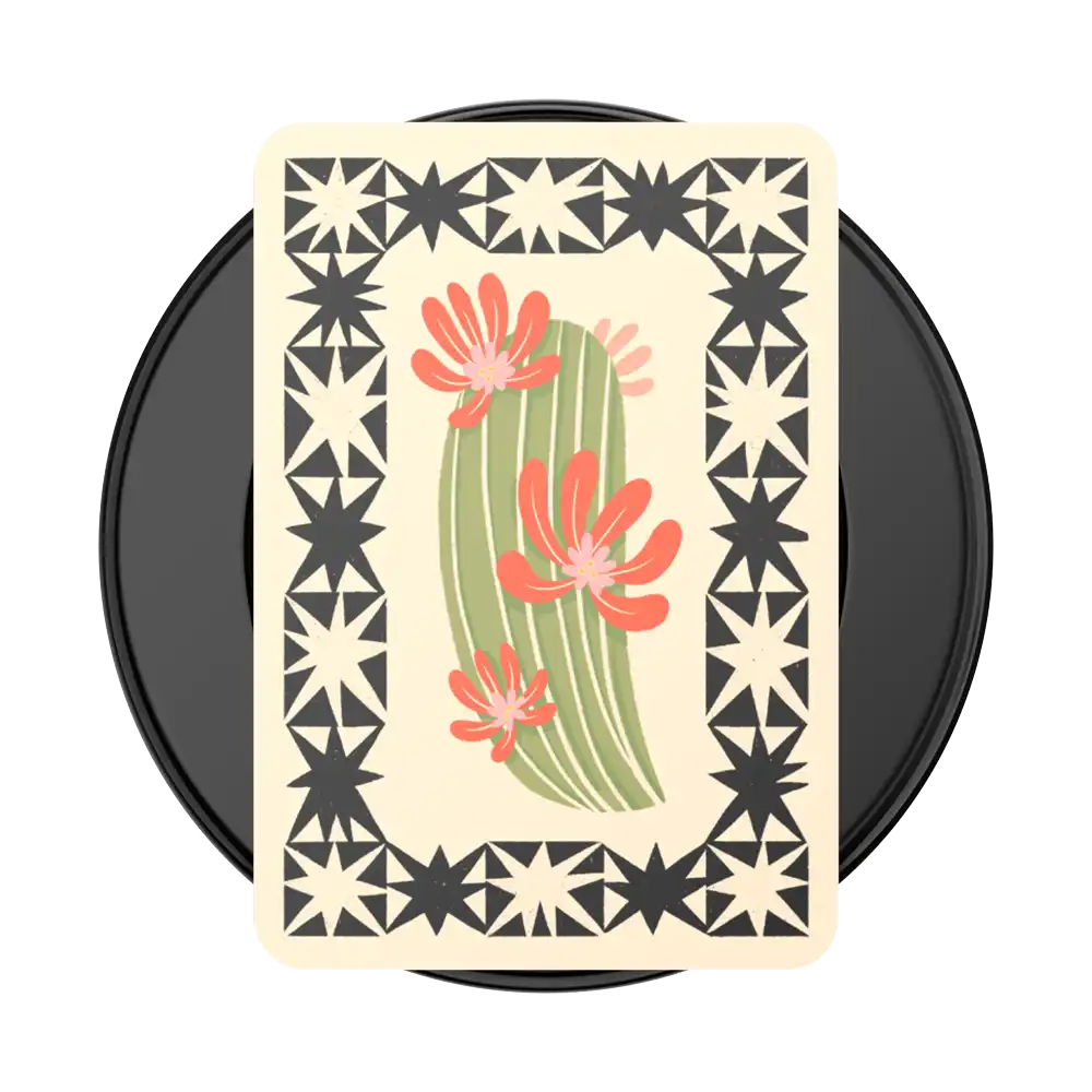 Card Desert Bloom — MagSafe PopGrip