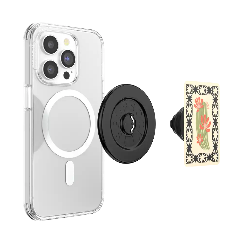 Card Desert Bloom — MagSafe PopGrip
