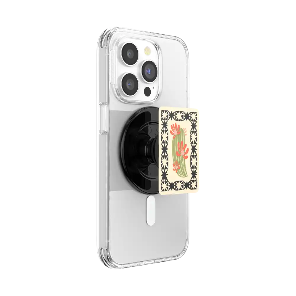 Card Desert Bloom — MagSafe PopGrip
