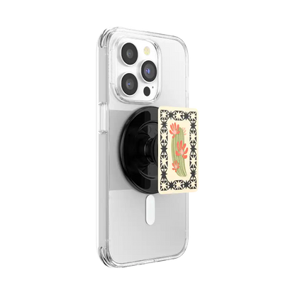 Card Desert Bloom — MagSafe PopGrip