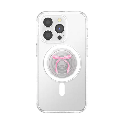 Pink Bow — MagSafe PopGrip