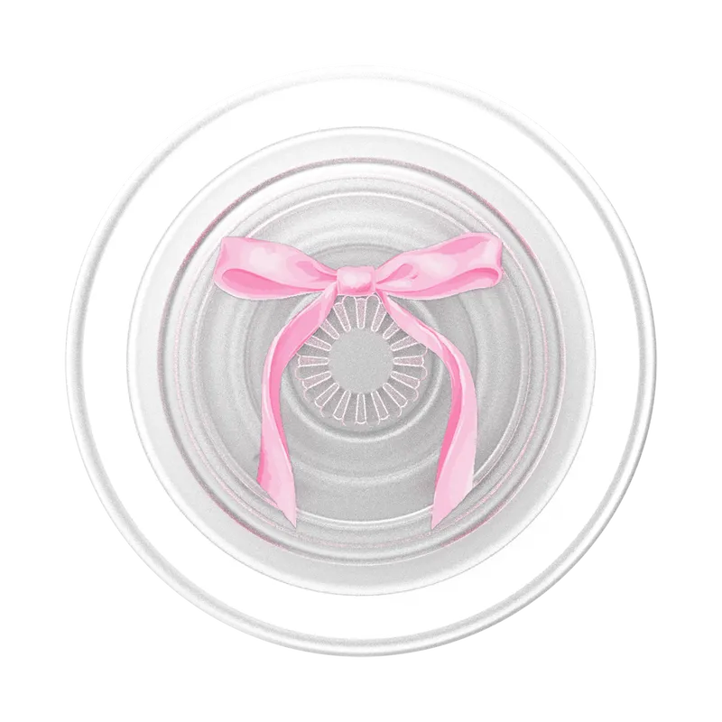 Pink Bow — MagSafe PopGrip