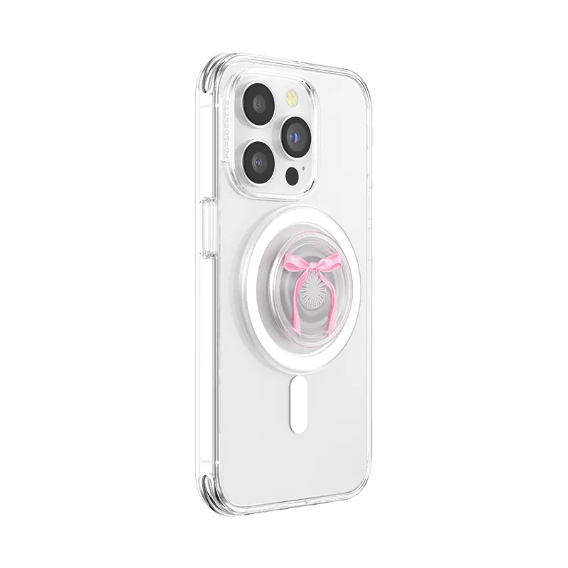 Pink Bow — MagSafe PopGrip