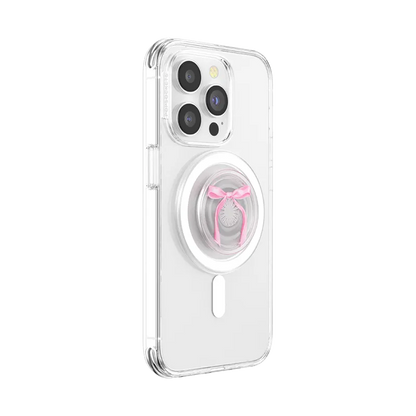 Pink Bow — MagSafe PopGrip