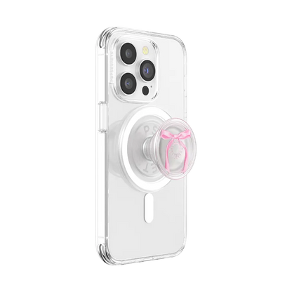 Pink Bow — MagSafe PopGrip