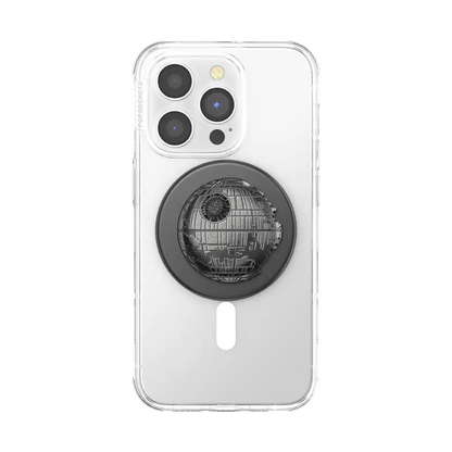 Dimensionals Enamel Death Star — MagSafe PopGrip
