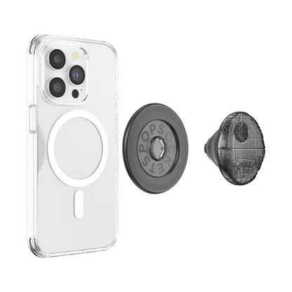 Dimensionals Enamel Death Star — MagSafe PopGrip