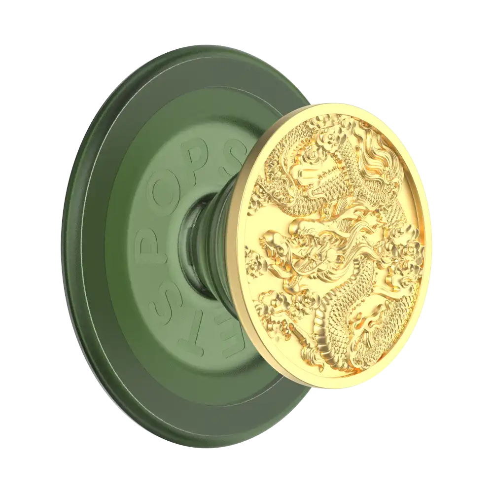 Enamel Dragon — MagSafe PopGrip