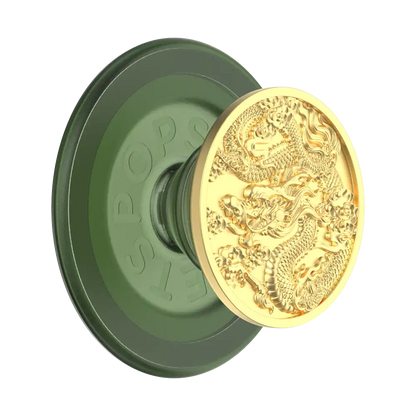 Enamel Dragon — MagSafe PopGrip