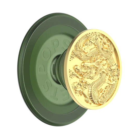 Enamel Dragon — MagSafe PopGrip