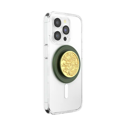 Enamel Dragon — MagSafe PopGrip