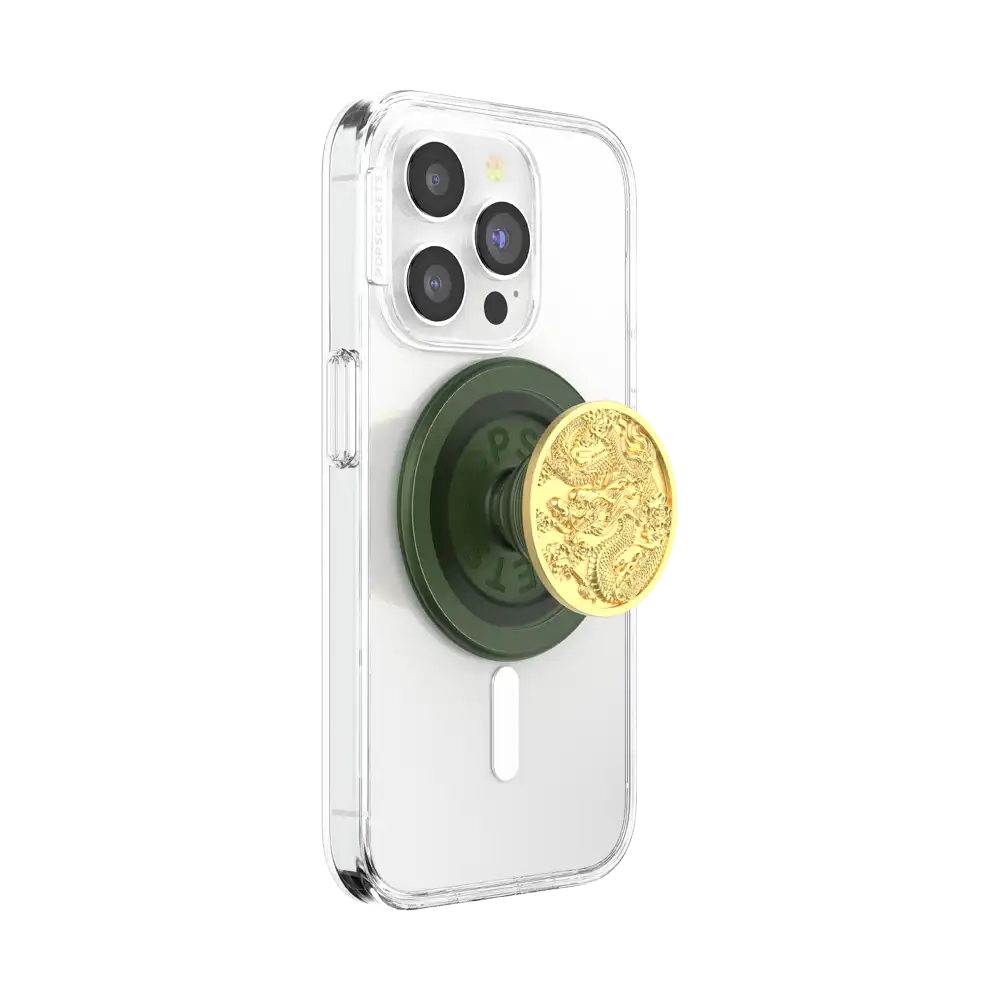 Enamel Dragon — MagSafe PopGrip