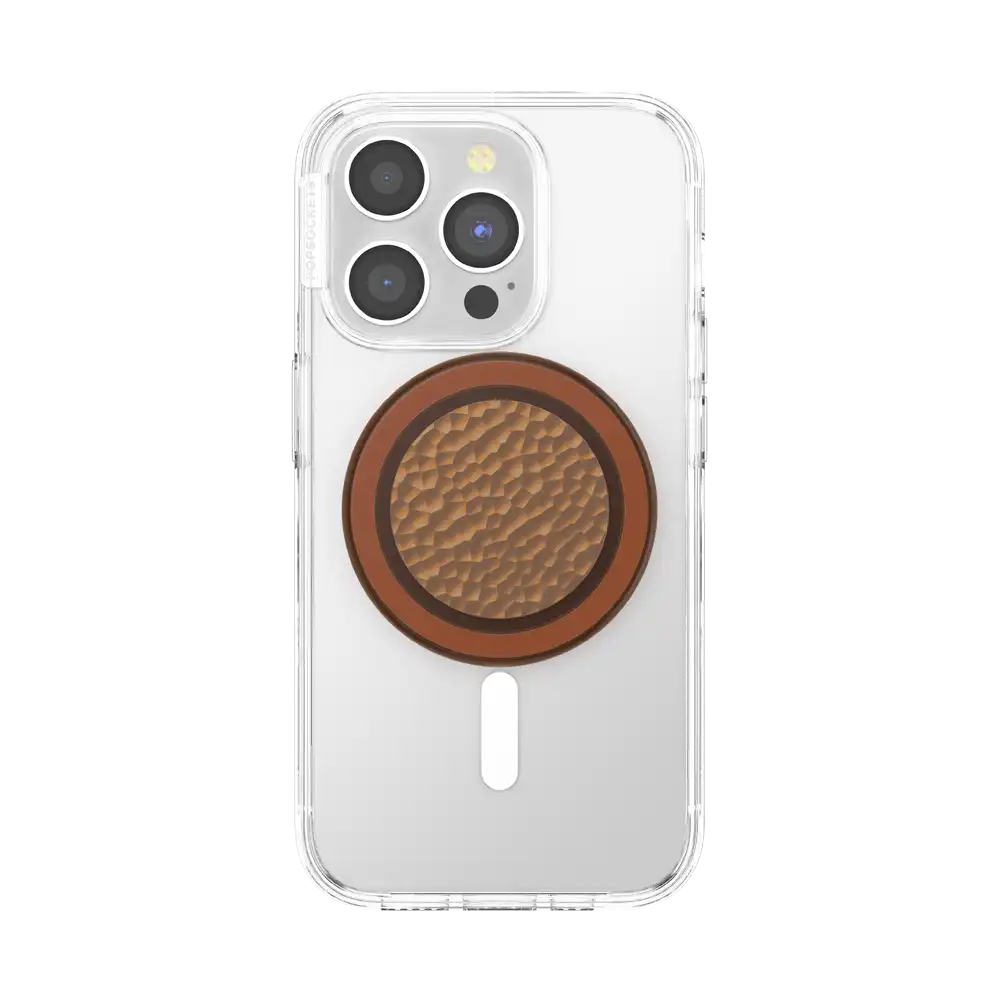 Enamel Hammered Copper Tone — MagSafe PopGrip