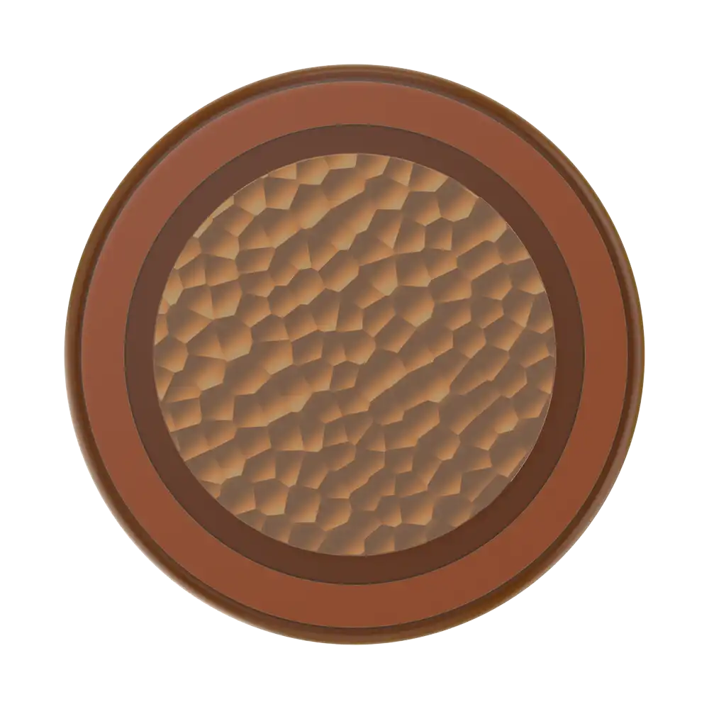 Enamel Hammered Copper Tone — MagSafe PopGrip