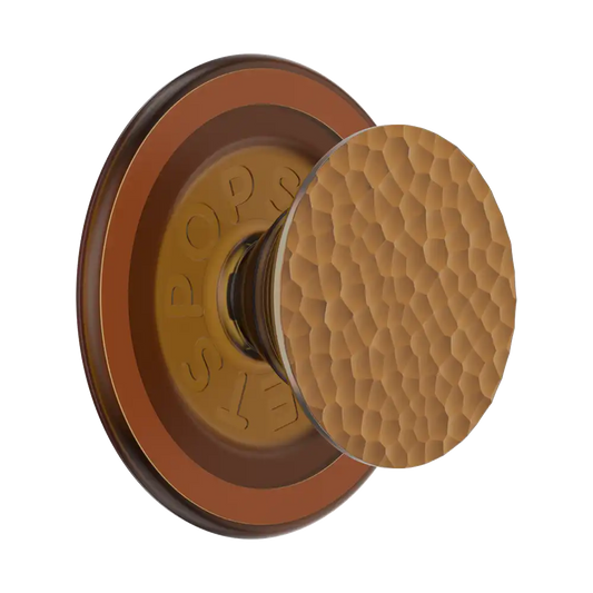 Enamel Hammered Copper Tone — MagSafe PopGrip