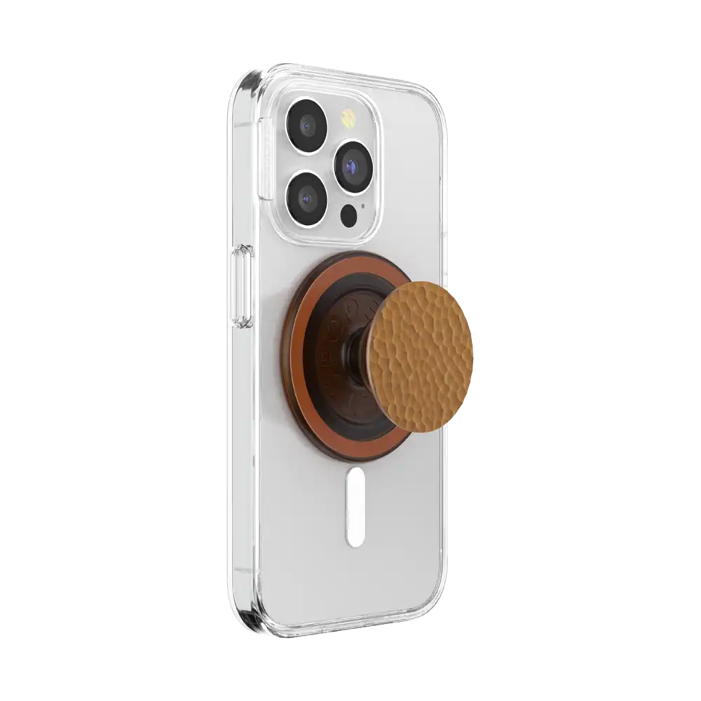 Enamel Hammered Copper Tone — MagSafe PopGrip