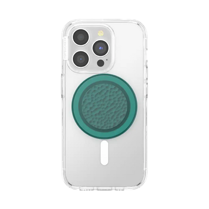 Enamel Hammered Fresh Pine — MagSafe PopGrip