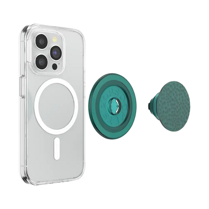 Enamel Hammered Fresh Pine — MagSafe PopGrip
