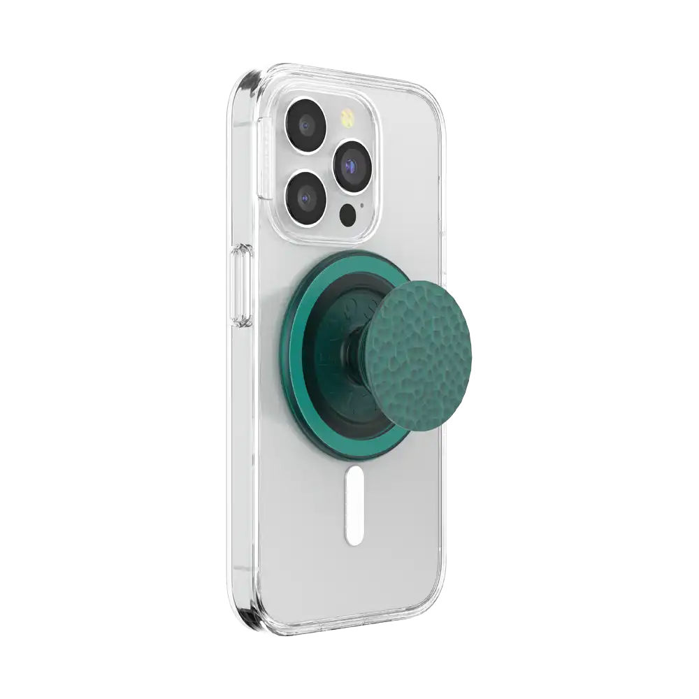 Enamel Hammered Fresh Pine — MagSafe PopGrip