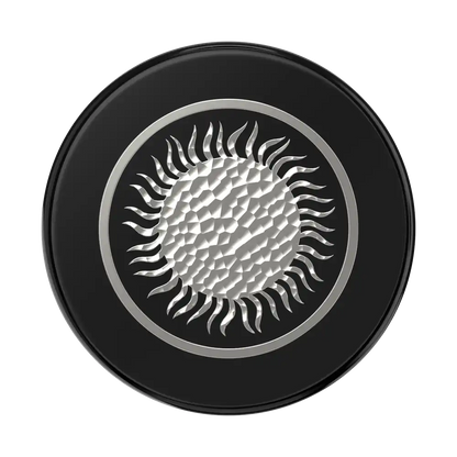 Enamel Hammered Sun Black — MagSafe PopGrip