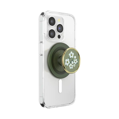 Enamel Floral Relief — MagSafe PopGrip
