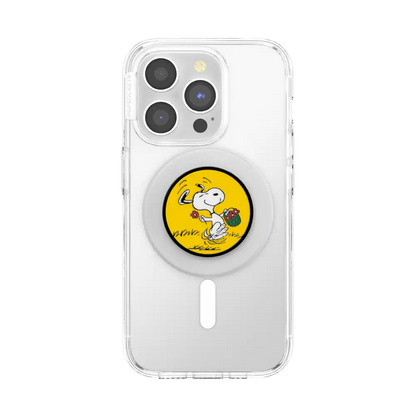 Enamel Snoopy Skip — MagSafe PopGrip