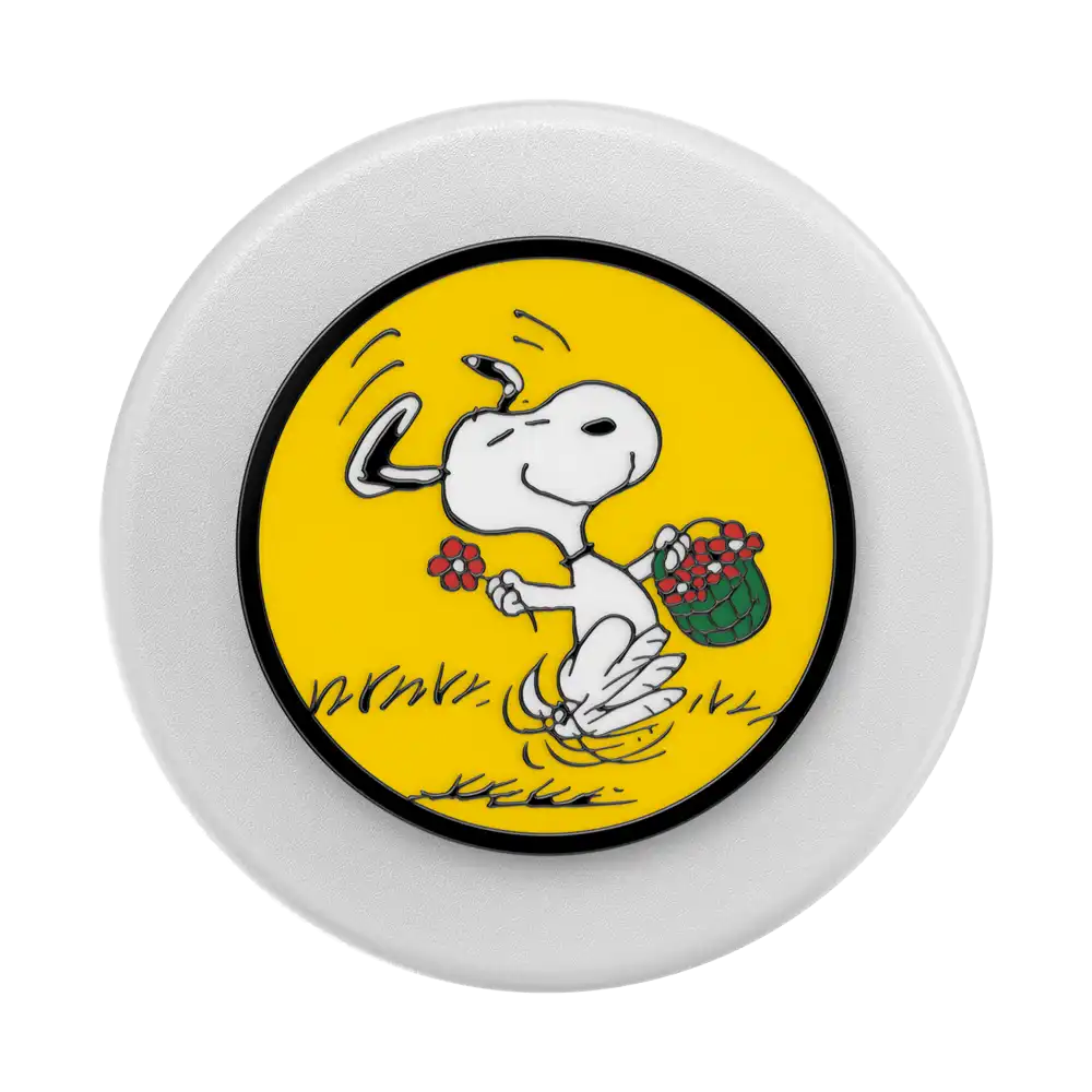 Enamel Snoopy Skip — MagSafe PopGrip