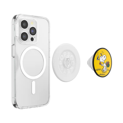 Enamel Snoopy Skip — MagSafe PopGrip