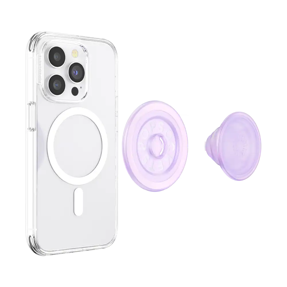 White Opalescent — MagSafe PopGrip