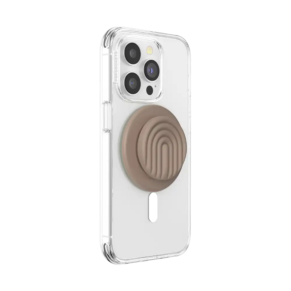 Enamel Latte Cut — MagSafe PopGrip