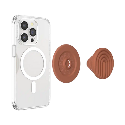 Enamel Latte Cut — MagSafe PopGrip