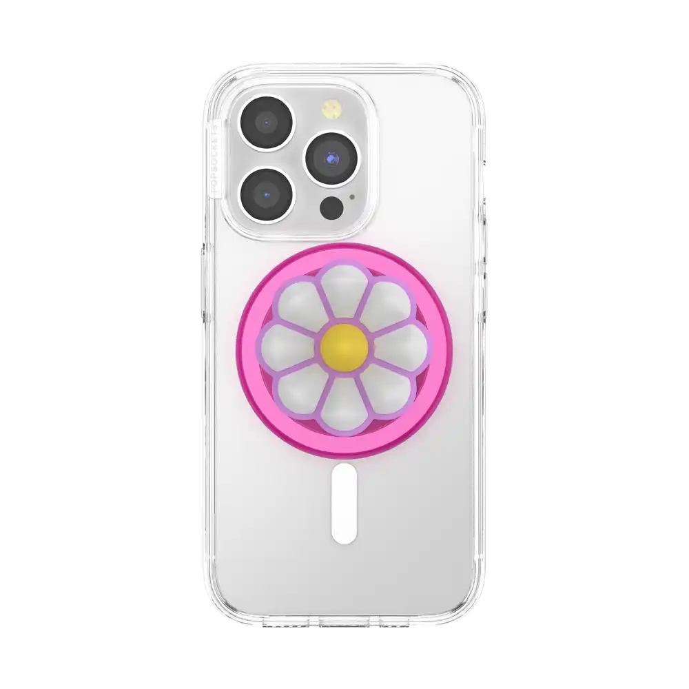PopOut Doodle Daisy Boca — MagSafe PopGrip