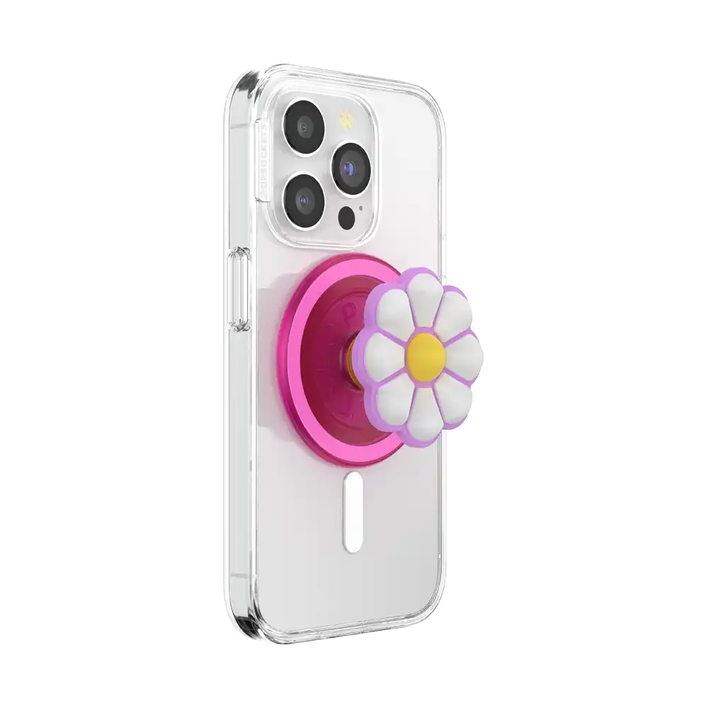 PopOut Doodle Daisy Boca — MagSafe PopGrip