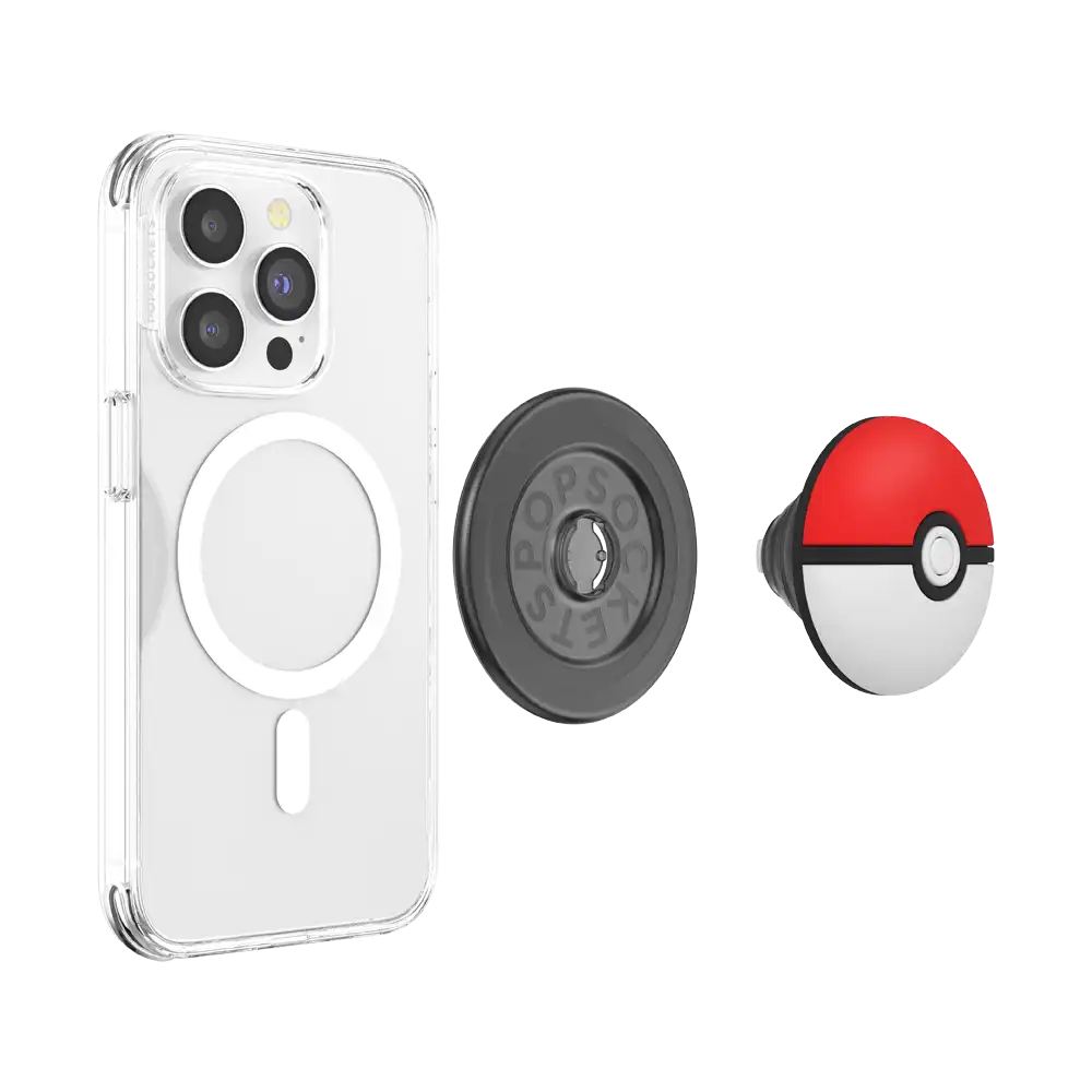 PopOut Puffy Pokeball — MagSafe PopGrip
