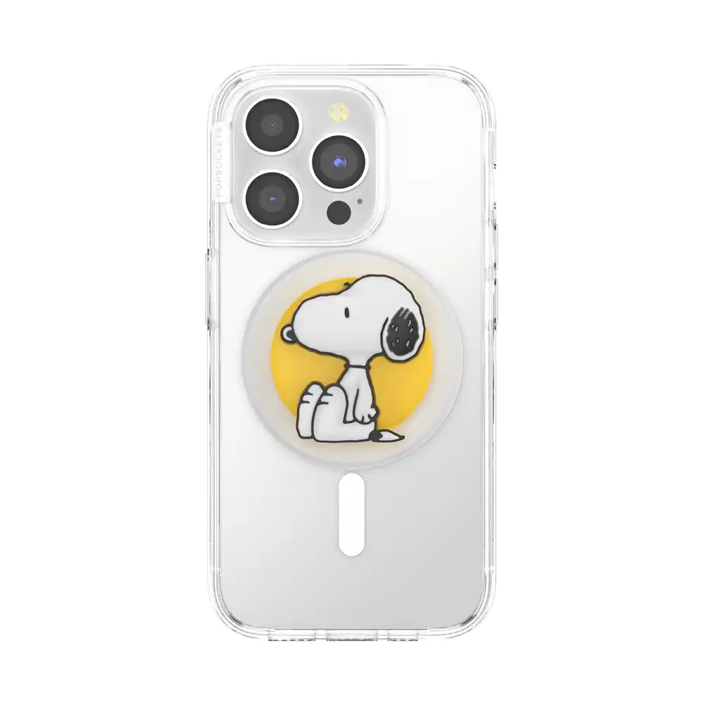PopOut Sitting Snoopy — MagSafe PopGrip