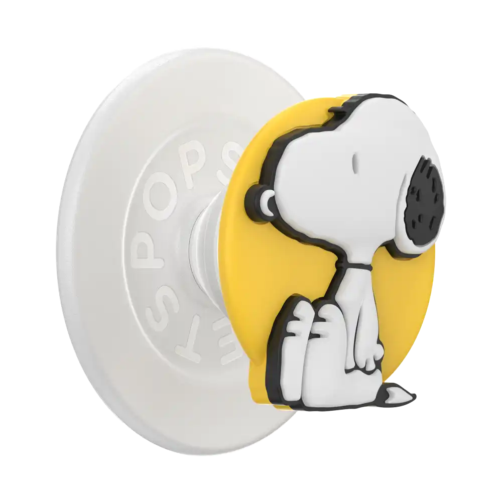 Enamel Snoopy Skip — MagSafe PopGrip