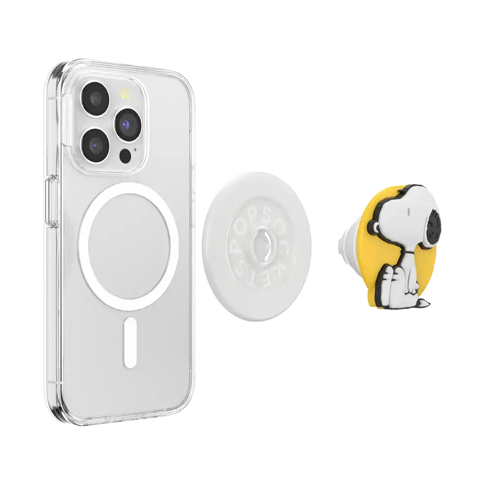 PopOut Sitting Snoopy — MagSafe PopGrip