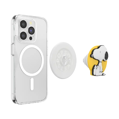 PopOut Sitting Snoopy — MagSafe PopGrip