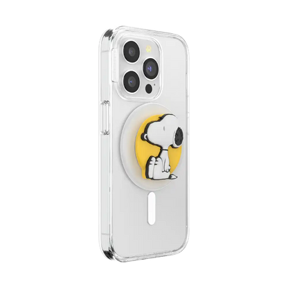 PopOut Sitting Snoopy — MagSafe PopGrip